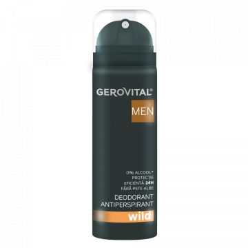 Deodorant antiperspirant Wild Gerovital Men (Concentratie: Deo Spray, Gramaj: 150 ml) ieftin