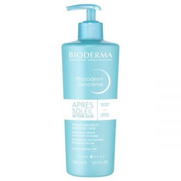 Gel-crema dupa expunerea la soare Photoderm, Bioderma, 500 ml ieftina