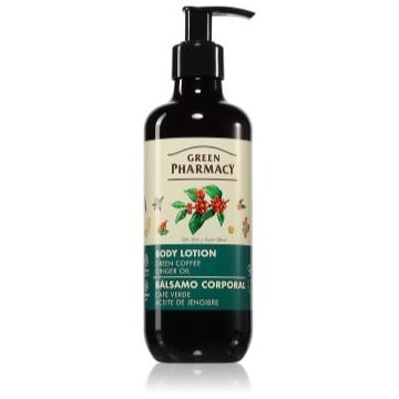 Green Pharmacy Green coffee & Ginger Oil Body Lotion lotiune de corp pentru fermitate