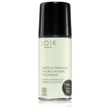 JOIK Organic Lemon & Geranium deodorant mineral ieftin