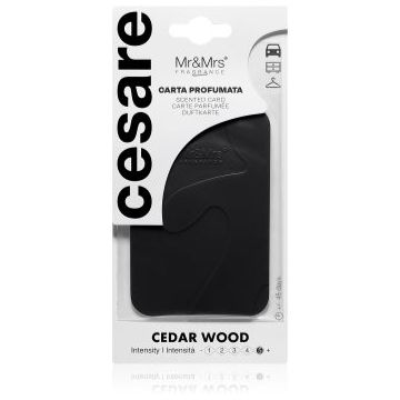 Mr & Mrs Fragrance Cesare Cedar Wood card parfumat ieftin