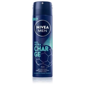 NIVEA MEN Ultra Charge spray anti-perspirant pentru barbati