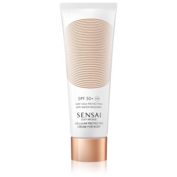 Sensai Silky Bronze Cellular Protective Cream For Body SPF 30 Anti-imbatranire protectie solara SPF 30
