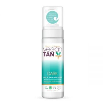 Spuma Autobronzanta Vegana - Vegan Tan Self-Tan Mousse Dark, 150 ml de firma originala