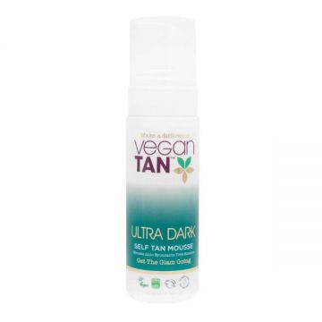 Spuma Autobronzanta Vegana - Vegan Tan Self-Tan Mousse Ultra Dark, 150 ml de firma originala