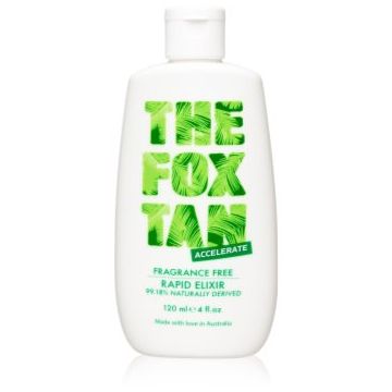 The Fox Tan Fragrance Free Elixir crema de corp accelerator de bronzare