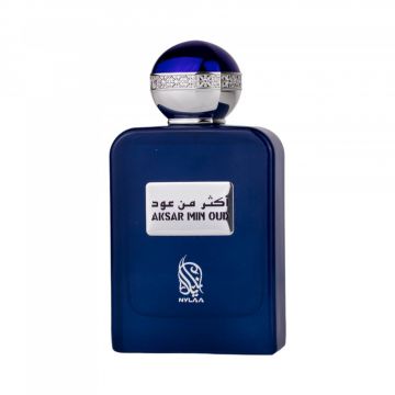 Apa de parfum Aksar Min Oud by Nylaa, unisex - 100 ml de firma original