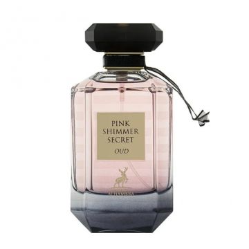 Apa De Parfum Alhambra Pink Shimmer Secret Oud, femei, 100 ml ieftin