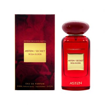 Apă de parfum Asten, Secret Roja Elixir, unisex, 100ml de firma original