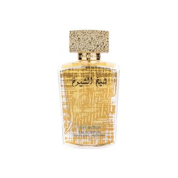 Apa de Parfum Lattafa, Sheikh Al Shuyukh Luxe Edition Gold, Unisex, 100ml ieftin