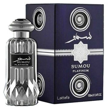 Apa de parfum Sumou Platinum by Lataffa, 100ml, barbati ieftin