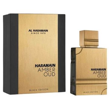 Apa de Parfum Unisex - Al Haramain EDP Amber Oud Black Edition Spray, 60 ml de firma original