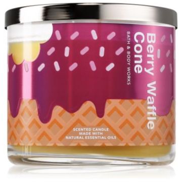 Bath & Body Works Berry Waffle Cone lumânare parfumată de firma original