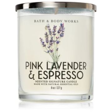 Bath & Body Works Pink Lavender & Espresso lumânare parfumată de firma original