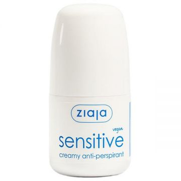 Deodorant Antiperspirant Roll-On - Ziaja Sensitive, 60 ml ieftin