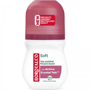 Deodorant roll-on Borotalco Soft, 50 ml (Concentratie: Roll-On, Gramaj: 3 x 50 ml) ieftin