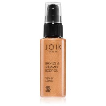 JOIK Organic Bronze & Shimmer ulei bronzant strălucitor ieftina