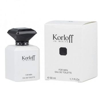 Korloff In White, Apa de Toaleta, Barbati (Gramaj: 50 ml) de firma original