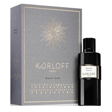 Korloff Rose Oud, Apa de Parfum Unisex, 100 ml (Gramaj: 100 ml) de firma original