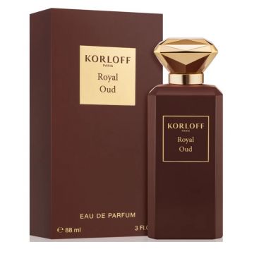 Korloff Royal Oud Apa de Parfum, Unisex (Gramaj: 88 ml) de firma original