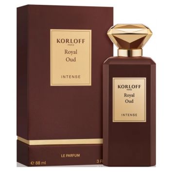 Korloff Royal Oud Intense Apa de Parfum, Unisex (Gramaj: 88 ml) de firma original