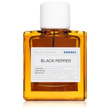 Korres Black Pepper Eau de Toilette pentru bărbați ieftin