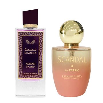 Pachet 2 parfumuri, Scandal 100 ml si Fruit Interdit 50 ml, femei