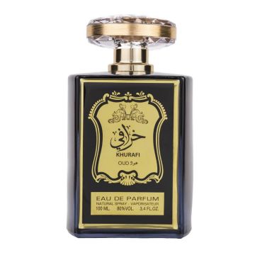 Parfum arabesc Al Raheeb Khurafi Oud by Al Raheeb, apa de parfum 100 ml, unisex de firma original