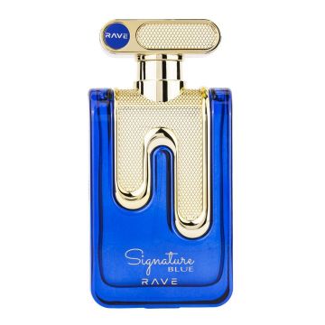 Parfum arabesc Signature Blue, RAVE, apa de parfum 100 ml, barbati ieftin