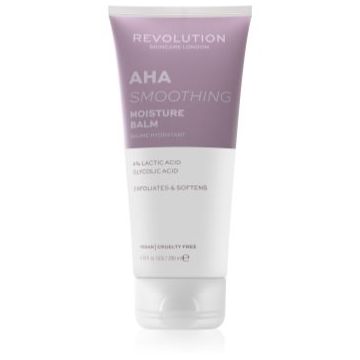 Revolution Skincare Body AHA (Smoothing) balsam hidratant cu efect calmant la reducere