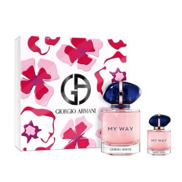 Set cadou Armani My Way, Femei, Apa de Parfum, 30 ml + 7 ml