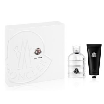 Set cadou Moncler Pour Homme, Apa de Parfum, 60 ml + Gel de dus, 100 ml de firma original