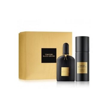 Set Cadou Tom Ford Black Orchid, Apa de Parfum 100 ml + All Over Body Spray, 150 ml