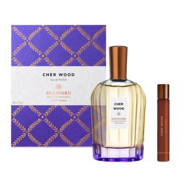 Set Molinard Cher Wood, Unisex, Apa de Parfum, 90 ml + 7,5 ml de firma original