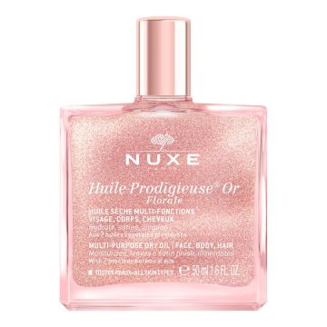 Ulei multifunctional cu particule stralucitoare Or Florale Huile Prodigieuse Nuxe, 50 ml de firma originala