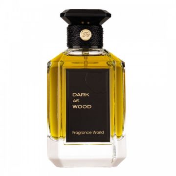 Apa de Parfum Dark As Wood Fragrance World Unisex - 100ml