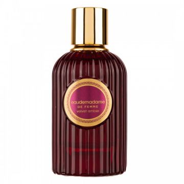 Apa de Parfum Eaudemadame De Femme Velvet Amber Fragrance World Femei - 90ml de firma original