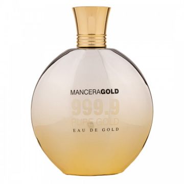 Apa de Parfum Mancera Gold 999.9 Pure Gold Fragrance World Femei - 100ml