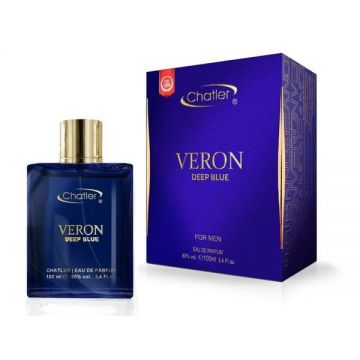 Apa de Parfum pentru Barbati - Chatler EDP CH Veron Deep Blue Men, 100 ml