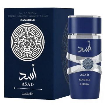 Apa de Parfum pentru Barbati - Lattafa Perfumes EDP Asad Zanzibar, 100 ml de firma originala