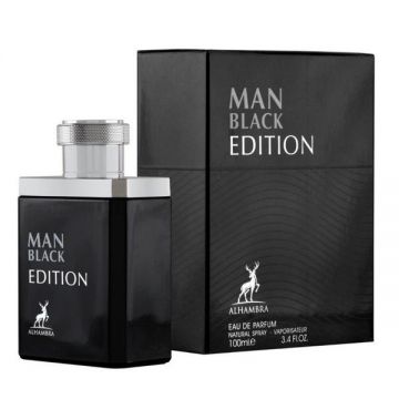 Apa de Parfum pentru Barbati - Maison Alhambra EDP Man Black, 100 ml