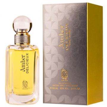 Apa de Parfum pentru Barbati - Nylaa EDP Amber Delicieux, 100 ml