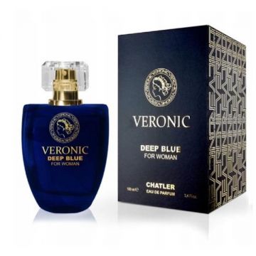 Apa de Parfum pentru Femei - Chatler EDP Veronic Deep Blue Woman, 100 ml de firma originala