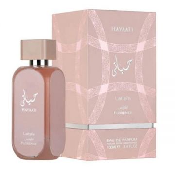 Apa de Parfum pentru Femei - Lattafa Perfumes EDP Hayaati Florence, 100 ml de firma originala