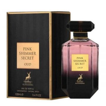 Apa de Parfum pentru Femei - Maison Alhambra EDP Pink Shimmer Secret Oud, 100 ml