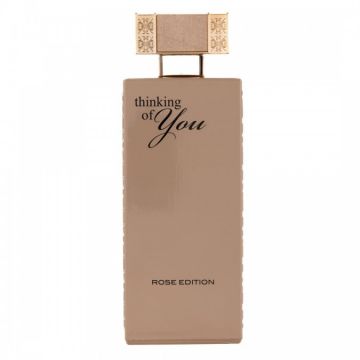 Apa de Parfum Thinking Of You Rose Edition Fragrance World Femei - 100ml