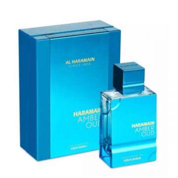 Apa de Parfum Unisex - Al Haramain EDP Amber Oud Aqua Dubai Extrait, 75 ml de firma original