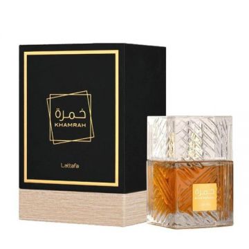 Apa de Parfum Unisex - Lattafa Perfumes EDP Khamrah, 100 ml