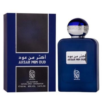 Apa de Parfum Unisex - Nylaa EDP Aksar Min Oud, 100 ml de firma original