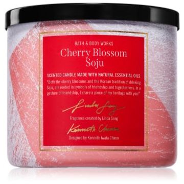 Bath & Body Works Cherry Blossom Soju lumânare parfumată ieftin